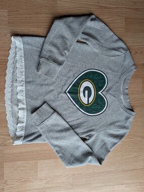 NFL Packers Girls Crewneck Sweatshirt (10/12)